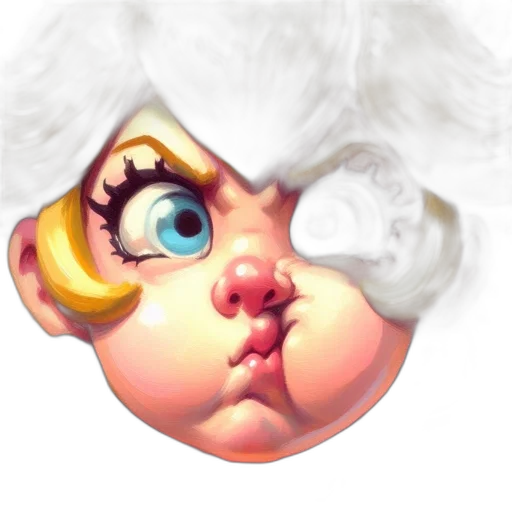 face, mask, crown, creature transparent PNG cut-out