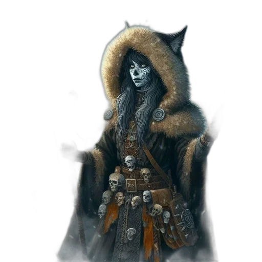 staff, jacket, mask, hat transparent PNG cut-out