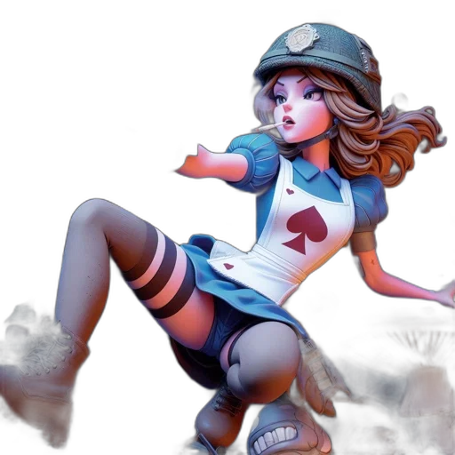staff, concept art, fantasy art, 3d render transparent PNG cut-out
