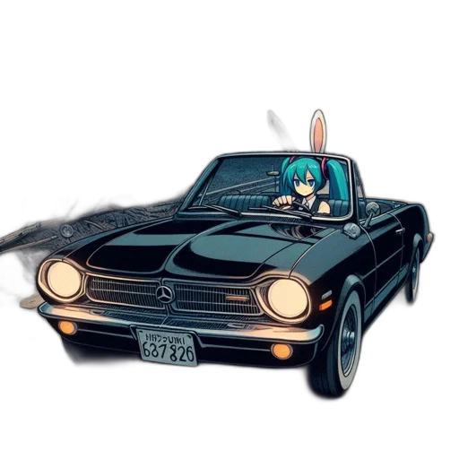 car, weapon, animal, anime transparent PNG cut-out
