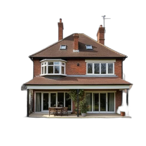 building, 3d render, photorealistic, bedrooms transparent PNG cut-out
