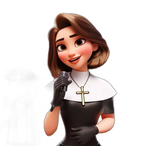 dress, staff, jewelry, crown transparent PNG cut-out