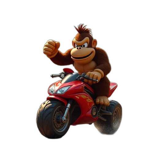 animal, car, 3d render, concept art transparent PNG cut-out