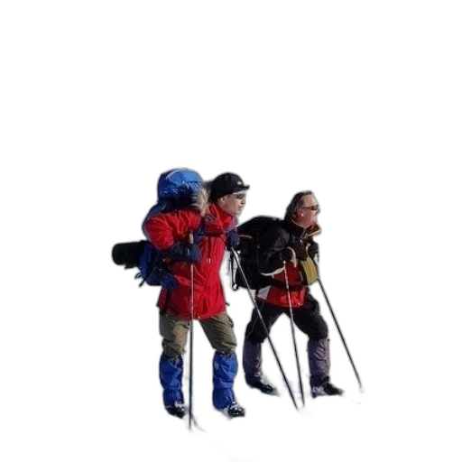 staff, jacket, 3d render, snow transparent PNG cut-out
