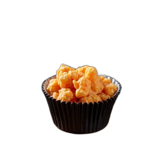 food, crown, 3d render, photorealistic transparent PNG cut-out