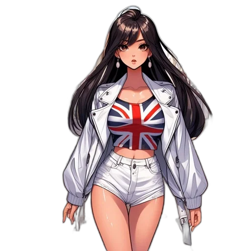 jacket, dress, staff, concept art transparent PNG cut-out