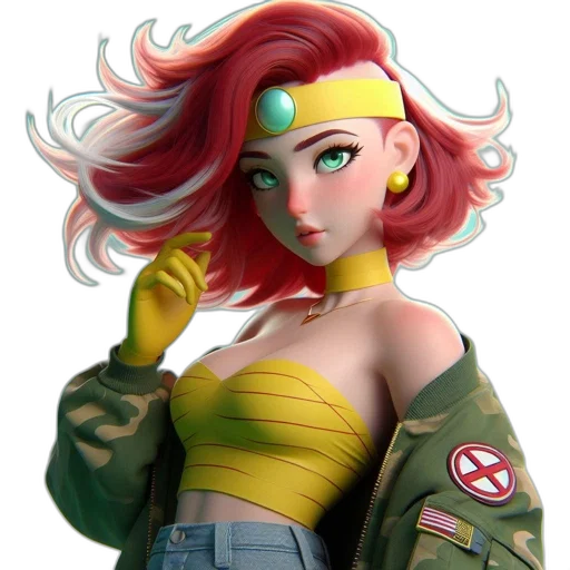 weapon, staff, jacket, concept art transparent PNG cut-out