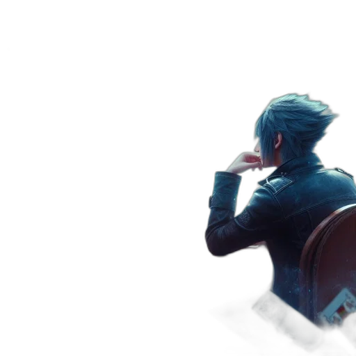 jacket, robot, weapon, sword transparent PNG cut-out