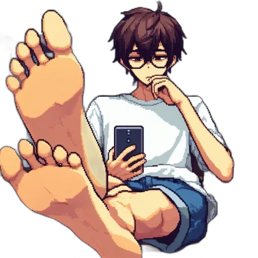 shoes, food, pixel art, anime transparent PNG cut-out