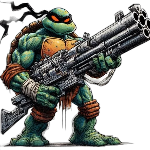weapon, animal, concept art, comic book art transparent PNG cut-out