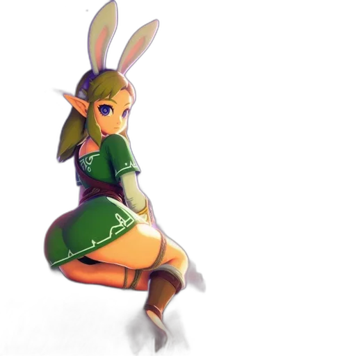 dress, weapon, staff, animal transparent PNG cut-out