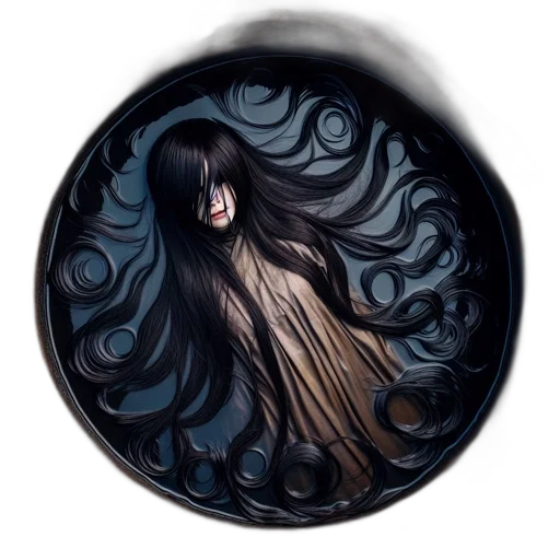 hair, mask, jewelry, dress transparent PNG cut-out