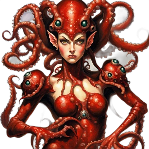 creature, concept art, comic book art, fantasy art transparent PNG cut-out