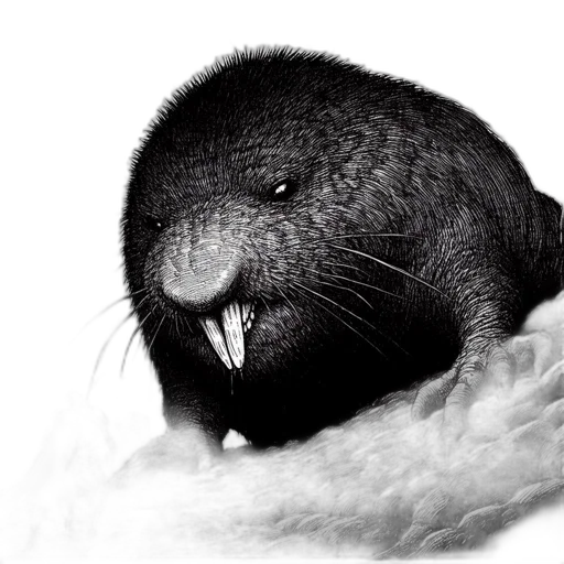 animal, creature, face, hair transparent PNG cut-out
