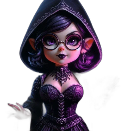 dress, staff, fantasy art, concept art transparent PNG cut-out