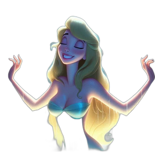 dress, creature, crown, robot transparent PNG cut-out