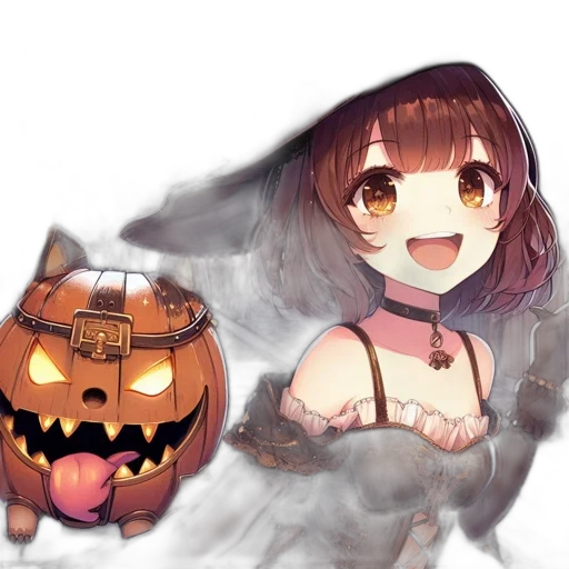 mask, creature, dress, face transparent PNG cut-out