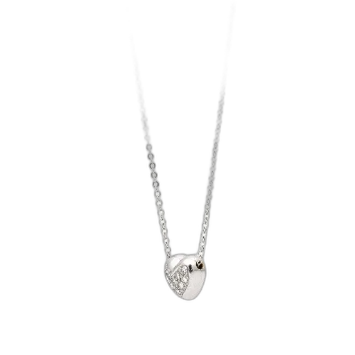 jewelry, delicate, silver, necklace transparent PNG cut-out