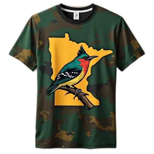 men, minnesota, timberbirds, camouflage transparent PNG cut-out