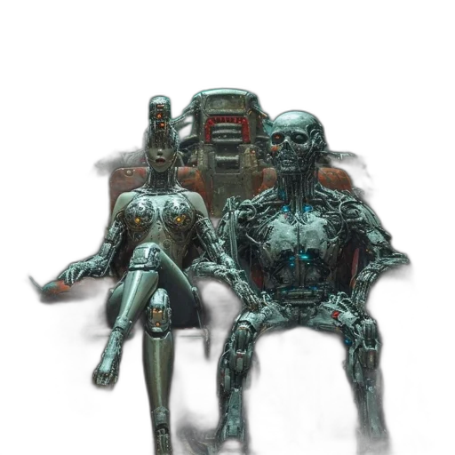 robot, jewelry, mask, furniture transparent PNG cut-out