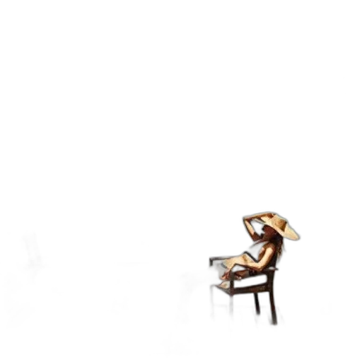 furniture, hat, staff, jewelry transparent PNG cut-out