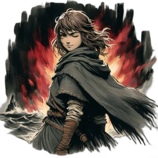 sword, weapon, jacket, dragon transparent PNG cut-out
