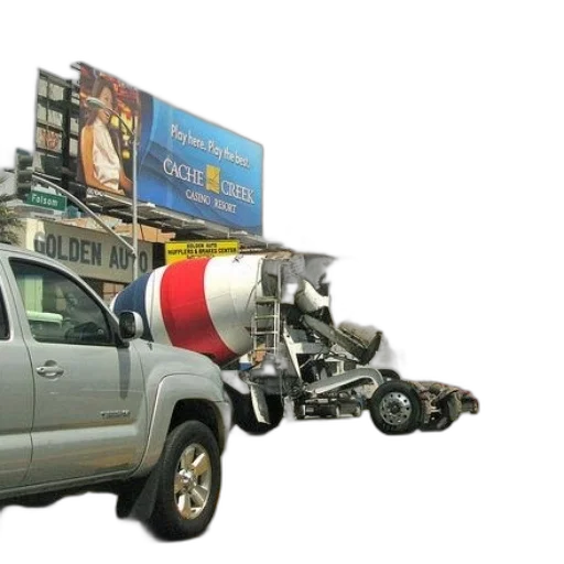 car, weapon, robot, 3d render transparent PNG cut-out