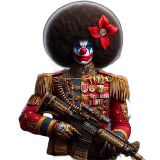 weapon, crown, staff, robot transparent PNG cut-out