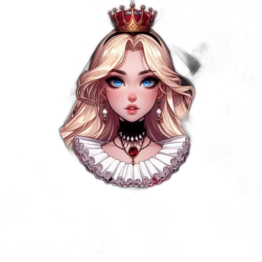 crown, jewelry, face, staff transparent PNG cut-out