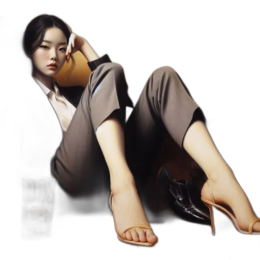 shoes, staff, photorealistic, concept art transparent PNG cut-out