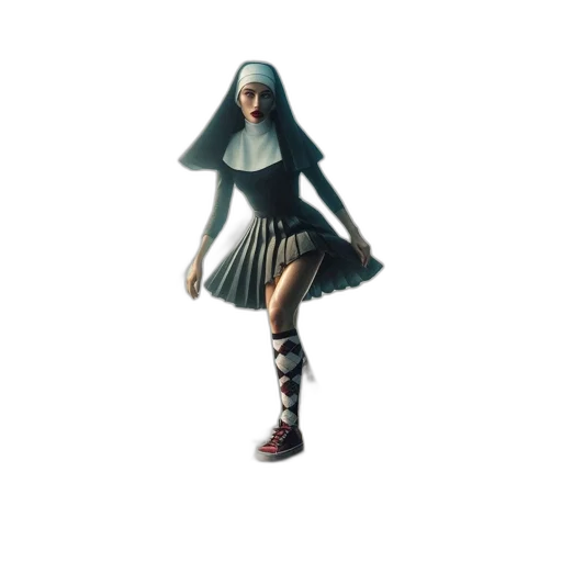 dress, staff, creature, robot transparent PNG cut-out