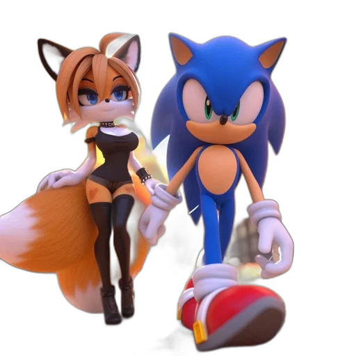 3d render, concept art, pixel art, anime transparent PNG cut-out