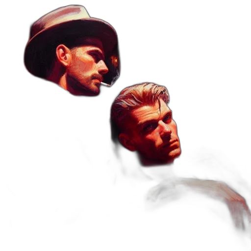 hat, face, mask, concept art transparent PNG cut-out