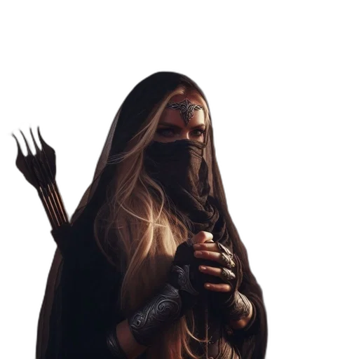 mask, food, hair, dress transparent PNG cut-out