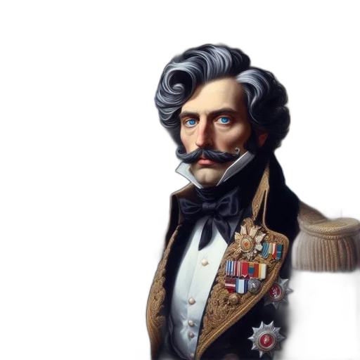face, crown, photorealistic, oil painting transparent PNG cut-out