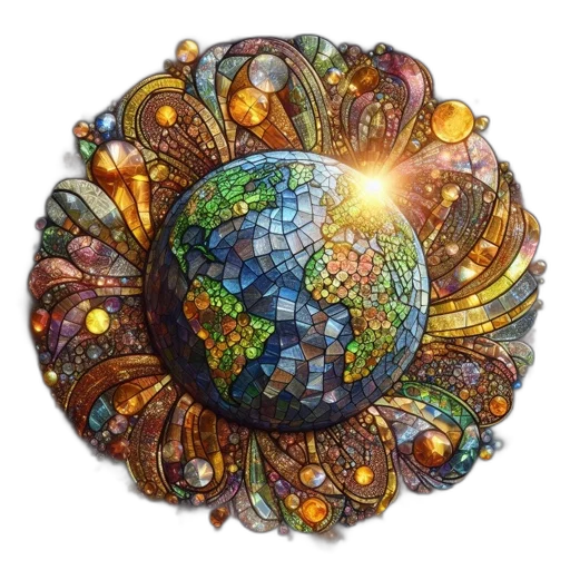 jewelry, crown, flower, staff transparent PNG cut-out
