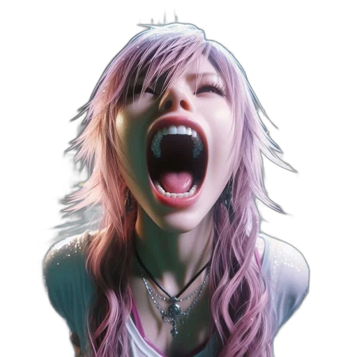 face, photorealistic, anime, concept art transparent PNG cut-out