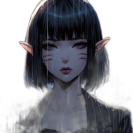 face, mask, creature, staff transparent PNG cut-out