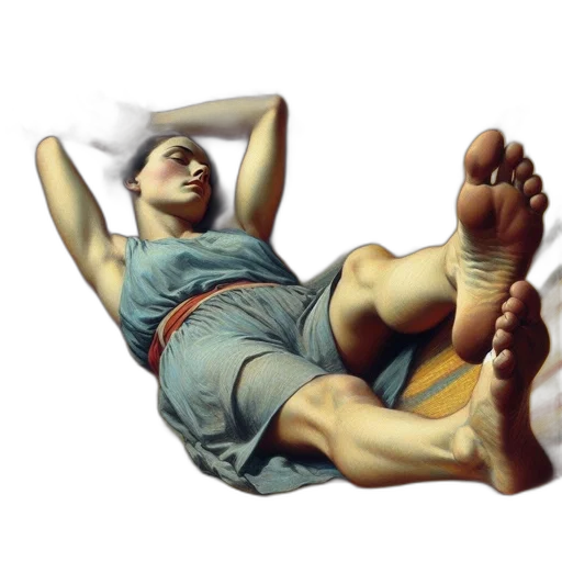 shoes, furniture, face, photorealistic transparent PNG cut-out