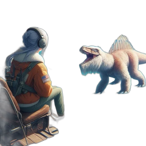 creature, dragon, animal, furniture transparent PNG cut-out