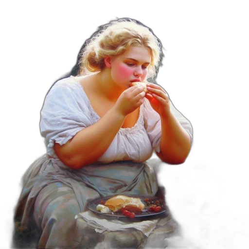 food, dress, face, jewelry transparent PNG cut-out