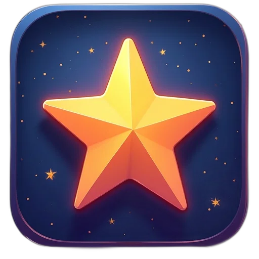 3d render, outer space, app, icon transparent PNG cut-out