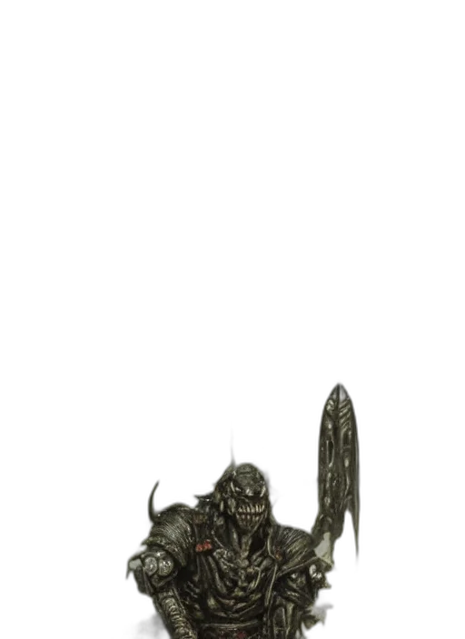robot, creature, weapon, sword transparent PNG cut-out
