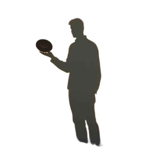 staff, face, 3d render, concept art transparent PNG cut-out
