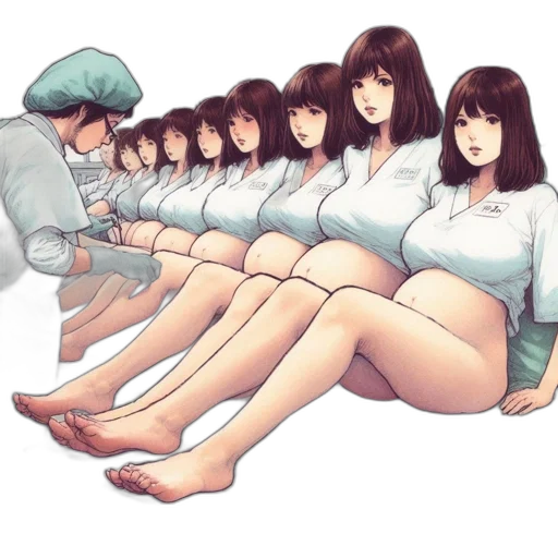 robot, dress, staff, shoes transparent PNG cut-out