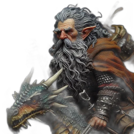 dragon, sword, fantasy art, concept art transparent PNG cut-out