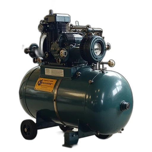 3d render, oil, powered, compressor transparent PNG cut-out