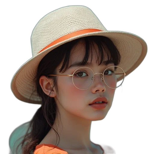 hat, face, crown, jewelry transparent PNG cut-out