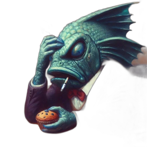 dragon, mask, creature, staff transparent PNG cut-out