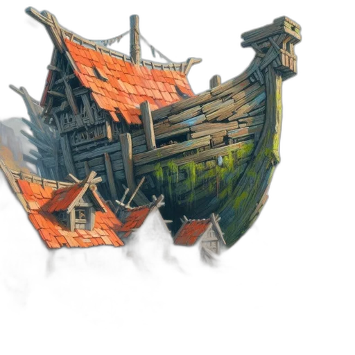 dragon, concept art, fantasy art, watercolor transparent PNG cut-out